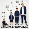image:imageFunky Junque Kids 2 Tone Trucker Snapback HatPinstripe  NavyBeige