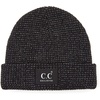 image:imageFunky Junque Mens Reflective Beanie Cuffed Running Winter HatBlack
