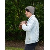 image:imageFunky Junque Mens Reflective Beanie Cuffed Running Winter HatCharcoal