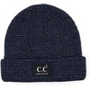 image:imageFunky Junque Mens Reflective Beanie Cuffed Running Winter HatNavy
