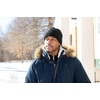 image:imageFunky Junque Mens Ribbed Knit Beanie Cable Fisherman Winter HatNeon Orange Beanie  Ribbed Knit