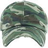 image:imageFunky Junque Messy Bun Ponytail Cap Distressed Trucker Baseball HatCamo