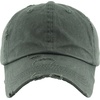 image:imageFunky Junque Messy Bun Ponytail Cap Distressed Trucker Baseball HatCharcoal