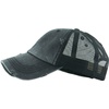 image:imageFunky Junque Messy Bun Ponytail Cap Distressed Trucker Baseball HatDistressed Black
