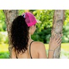 image:imageFunky Junque Messy Bun Ponytail Cap Distressed Trucker Baseball HatHot Pink Tie Dye