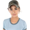 image:imageFunky Junque Messy Bun Ponytail Cap Distressed Trucker Baseball HatOlive Camo  Mesh