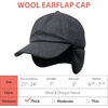 image:imageFunky Junque Premium SherpaLined Trapper Hat  Warm Winter Headwear with Adjustable EarflapsCharcoal