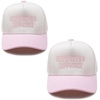image:imageFunky Junque Toddler amp Kid Vintage TwoTone Embroidered Trucker Hat 2 Pack Bundle  Expensive and Difficult  RoseBeige