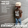 image:imageFunky Junque Vintage Adult Infant amp Kid TwoTone Embroidered Trucker Hat 3 Pack Bundle  Howdy  BrownBeige