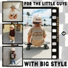 image:imageFunky Junque Vintage Infant Todder amp Kid TwoTone Embroidered Trucker Hat 3 Pack Bundle Howdy  BrownBeige
