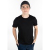 image:imageFunky Junque Winter Fisherman Beanie Mens Short Cuffed SkullcapBlack  2 Tone