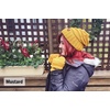 image:imageFunky Junque Winter Hat and Gloves for Women  Oversized Winter Hat amp Gloves Cozy Knit Slouchy Beanie Set for Cold WeatherMustard