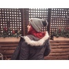image:imageFunky Junque Womens Cozy Winter Beanie  Ultra Soft Knit Boucle Hat  Warm amp StylishDark Evening Blue  No Pom