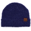 image:imageFunky Junque Womens Cozy Winter Beanie  Ultra Soft Knit Boucle Hat  Warm amp StylishDark Evening Blue  No Pom