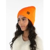image:imageFunky Junque Womens Cozy Winter Beanie  Ultra Soft Knit Boucle Hat  Warm amp StylishNeon Orange  No Pom