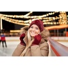 image:imageFunky Junque Womens Soft Chenille Beanie  Warm Stretchy Knit Winter Hat with BowsChenille Bow  Burgundy