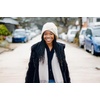 image:imageFunky Junque Womens Soft Chenille Beanie  Warm Stretchy Knit Winter Hat with BowsChenille Bow  Mint