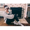 image:imageFunky Junque Womens Warm Knit Headband with Diagonal Stripes for All SeasonsBurgundy