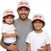 image:imageFunky Junque Adult Toddler amp Kid Vintage TwoTone Embroidered Trucker Hat 3 Pack Bundle  Houston I Am The Problem  RedBeige