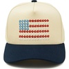 American Flag - Navy/Beige
