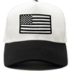 American Flag - White/Black