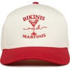 Bikinis and Martinis - Red/Beige