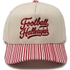 Football Hallelujah - Stripes - Red/Beige
