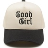 image:imageFunky Junque Adult Trucker Snapback Hat 2Tone Baseball CapGood Girl  Glitter BlackBeige