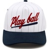 Play Ball - Navy Pinstripe/White