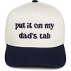 Put It on My Dad's Tab - Beige/Navy