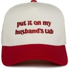 Put It on My Husbands Tab - Beige/Red