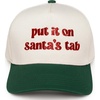 Put It on Santas Tab - Green/Beige