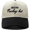 This is My Cowboy Hat - Black/Beige