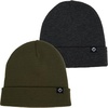 2 Pack - New Olive & Charcoal
