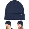 image:imageFunky Junque Knit Beanie  Soft Winter Hat amp Skull Cap Toboggan for Men and Women Warm Stretchy Cold Weather HatsNavy