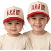 image:imageFunky Junque Toddler amp Kid Vintage TwoTone Embroidered Trucker Hat 2 Pack Bundle Kansas City  RedBeige