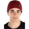 image:imageFunky Junque Winter Fisherman Beanie Mens Short Cuffed SkullcapBurgundy  Solid