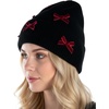 Mini Velvet Bows - Black/Burgundy