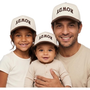 image:imageFunky Junque Adult Infant amp Kid Vintage TwoTone Embroidered Trucker Hat 3 Pack Bundle  Rowdy Upside Down  BeigeBrown