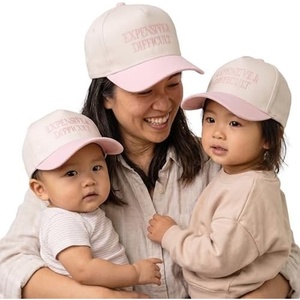 image:imageFunky Junque Adult Infant amp Todder Vintage TwoTone Embroidered Trucker Hat 3 Pack Bundle  Expensive and Difficult  RoseBeige