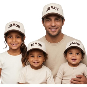 image:imageFunky Junque Adult Kid Infant amp Toddler Vintage TwoTone Embroidered Trucker Hat 4 Pack Bundle  Rowdy Upside Down  BeigeBrown