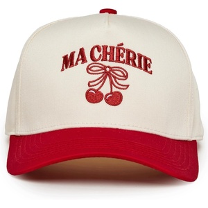 image:imageFunky Junque Adult Trucker Snapback Hat 2Tone Baseball CapMa Chrie  RedBeige