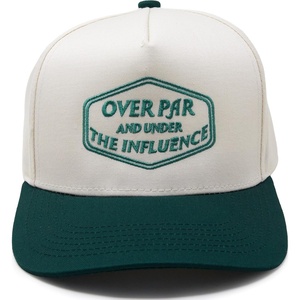 image:imageFunky Junque Adult Trucker Snapback Hat 2Tone Baseball CapOver Par  Under the Influence  GreenBeige