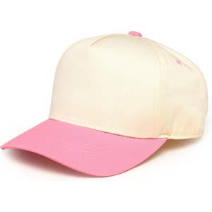 image:imageFunky Junque Adult Trucker Snapback Hat 2Tone Baseball CapPinkBeige