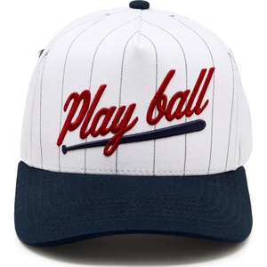 image:imageFunky Junque Adult Trucker Snapback Hat 2Tone Baseball CapPlay Ball  Navy PinstripeWhite