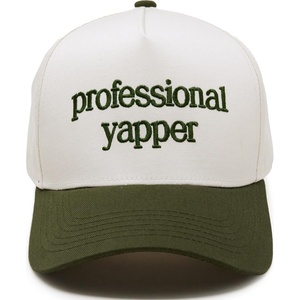 image:imageFunky Junque Adult Trucker Snapback Hat 2Tone Baseball CapProfessional Yapper  OliveBeige