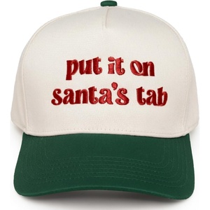 image:imageFunky Junque Adult Trucker Snapback Hat 2Tone Baseball CapPut It on Santas Tab  GreenBeige