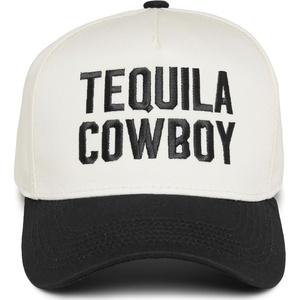image:imageFunky Junque Adult Trucker Snapback Hat 2Tone Baseball CapTequila Cowboy  BlackBeige