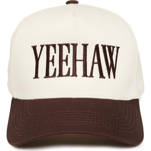 image:imageFunky Junque Adult Trucker Snapback Hat 2Tone Baseball CapYeehaw  BrownBeige