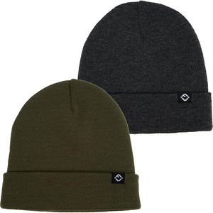 image:imageFunky Junque Knit Beanie  Soft Winter Hat amp Skull Cap Toboggan for Men and Women Warm Stretchy Cold Weather Hats2 Pack  New Olive  Charcoal